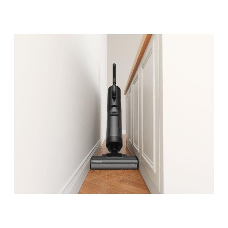 Dreame H12 Aspirateur Intelligente, Sans Fil, 4 en 1 Multi Surfaces, Nettoyage des Bords, Contrôle Vocal, Auto Nettoyage